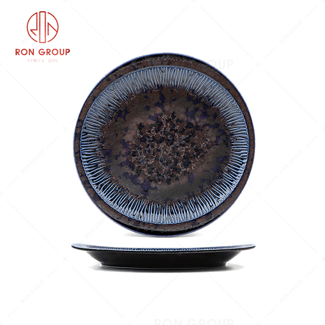 RN0660P00346  Hot Sale High Quality Exquisite and Practical Ceramic Tree Pattern Plate