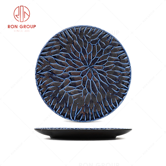 RN0660P00353  Hot Selling High Quality Unique Ceramic Round Plate