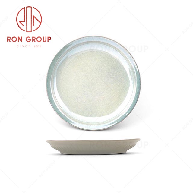 RN0041P01371 Hot Sale High Quality Exquisite Blue Round Plate