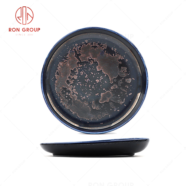 RN0660P00308 Wholesale Unique Design Oblique Shallow Round Plate