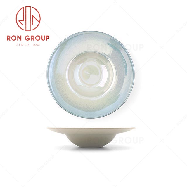 RN0041P01362 Hot Selling Unique Design Mystic Orchid Blue Flat Plate