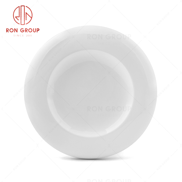 UFO design interesting design restaurant tableware hotel dinner creative round serving palte