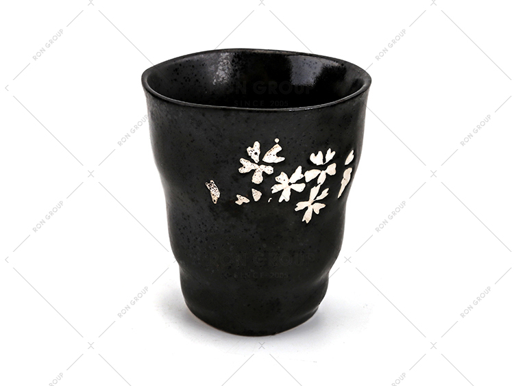 Cherry blossom pattern fresh style restaurant cup set Japanese hotel elegant tea cup