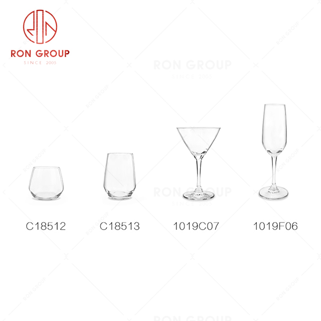 High quality star hotel drink ware restaurant whisky cocktail champagne glass cup