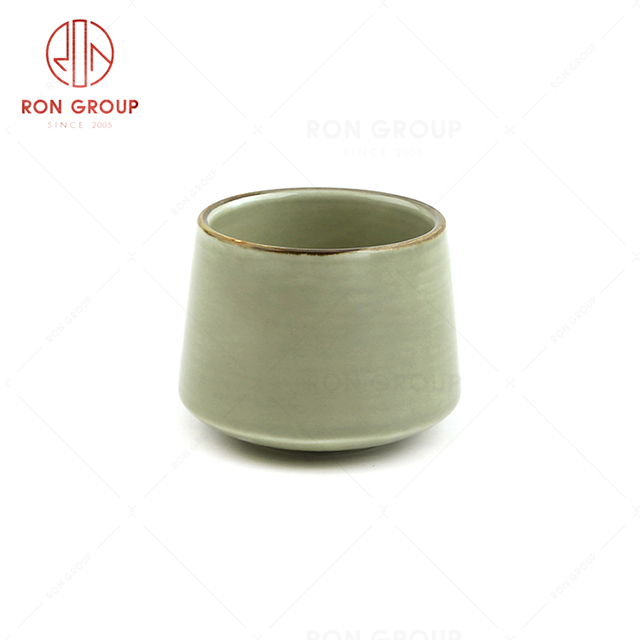 RonGroup New Color Morandi Chip Proof Porcelain  Collection - Ceramic Drinkware Tea Cup  