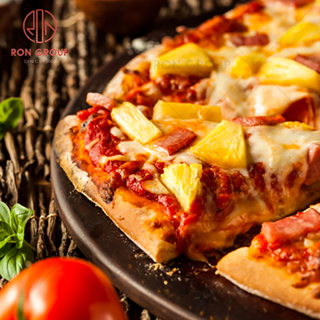 Wood grain melamine washable tray rectangular pizza board square dessert tray commercial plastic tray