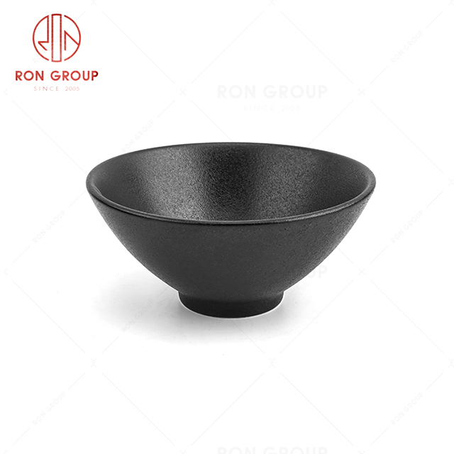 Chinese restaurant necessary tableware frosted rice noodle soup bowl