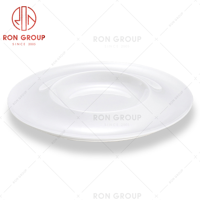 French restaurant high-quality tableware high-end hotel middle protrusion design soup bowl