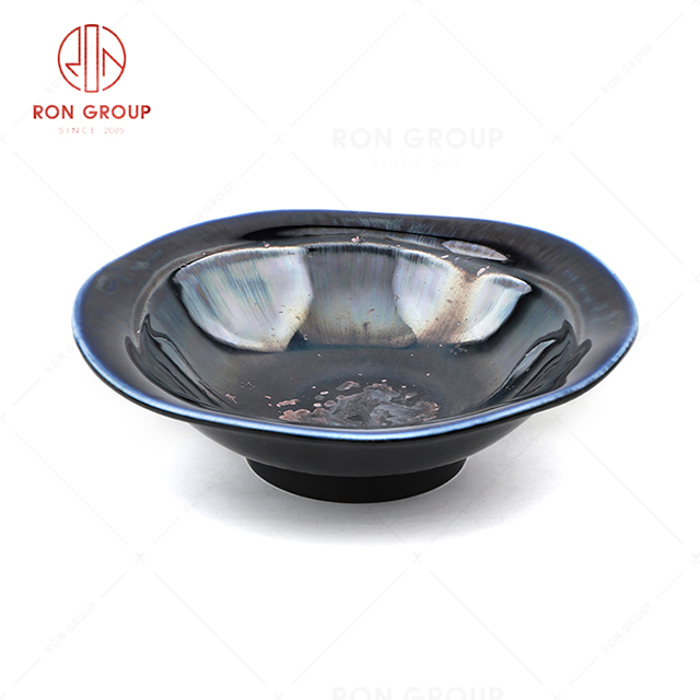 RN0660P00381  Wholesale High Quality Exquisite and Practical  Ceramic Abnormal Bowl