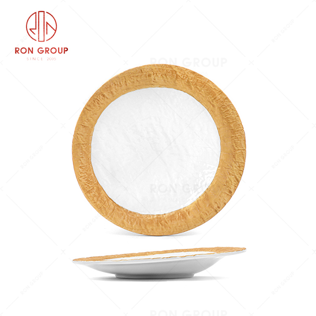 RN0660P00034 Wholesale Unique Design Elegant and Practical Stone Pattern Oblique Plate