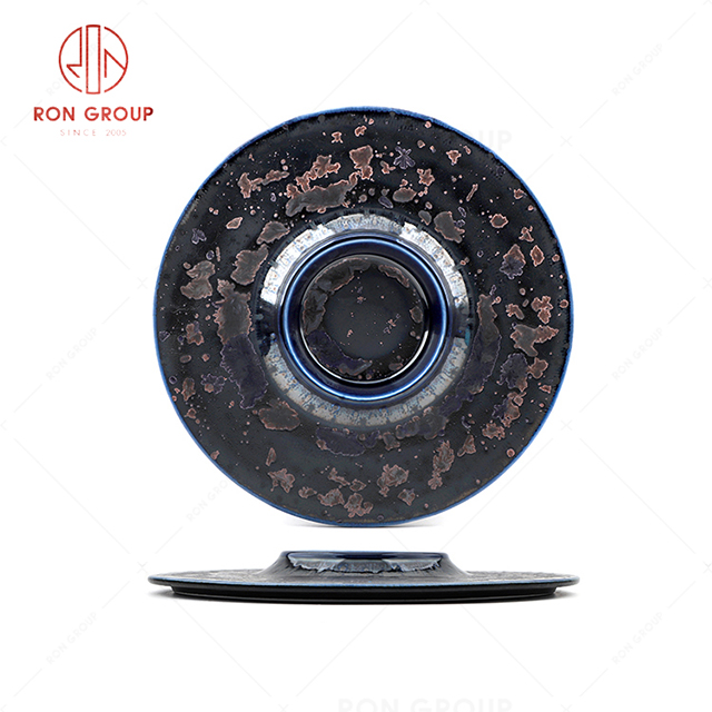 RN0660P00383  Hot Sale High Quality Exquisite and Elegant  Ceramic Round Flat Plate