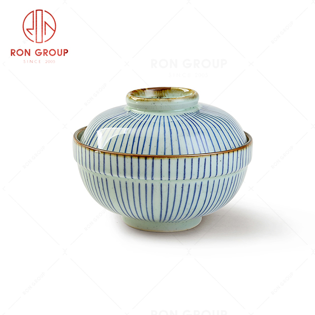 Special pattern thermal insulation restaurant tableware tureen