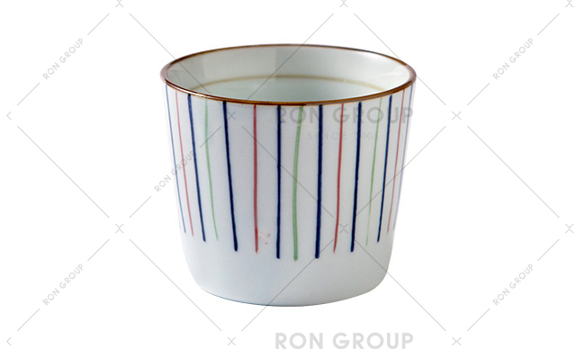 Rainbow design creative restaurant cup set high temperature resistant hotel tea wine cup