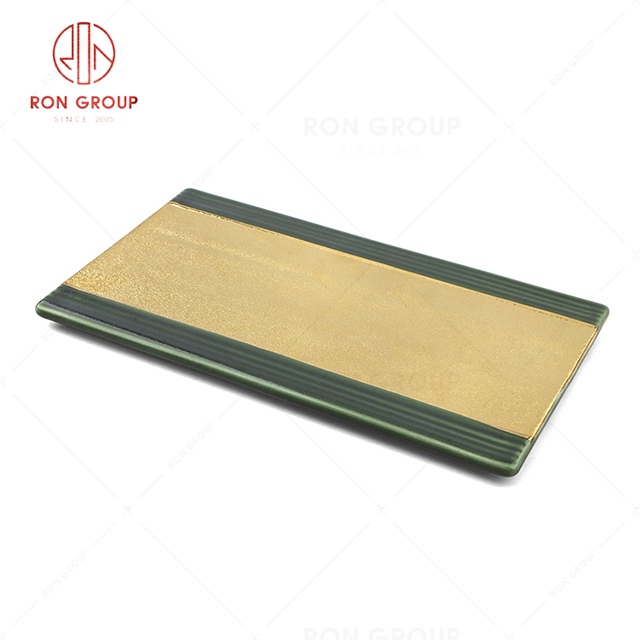 RN0660P00685-704  Wholesale High Quality Exquisite  Ceramic  Rectangular Plate