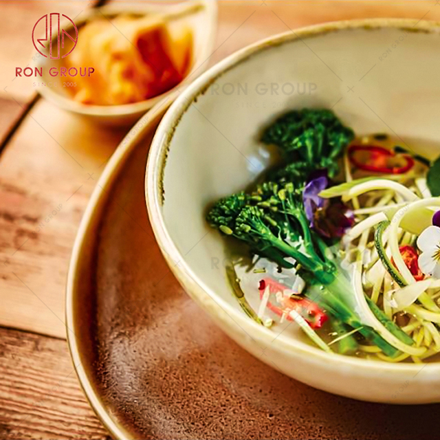 New Style ceramic serving bowl high quality dinnerware set porcelain soup rice bowl