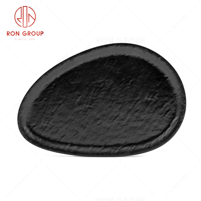 French restaurant elegant design tableware hotel box oval plate