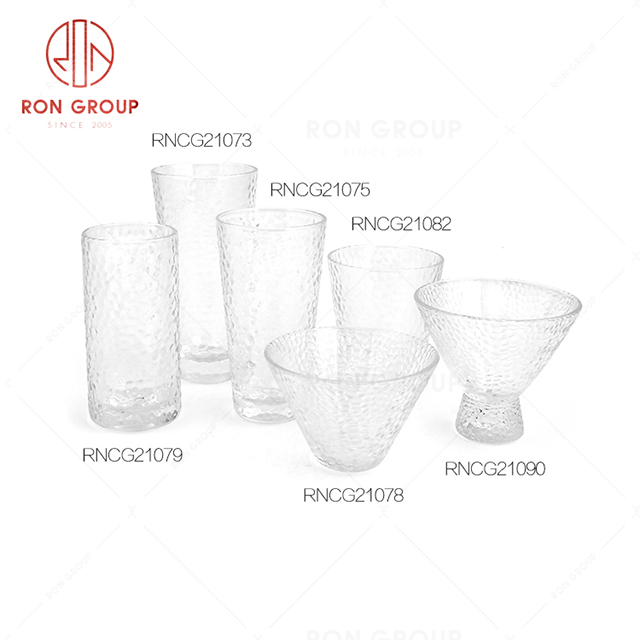Hot selling texture design hotel creative cup classic series restaurant beverage tea wine glass