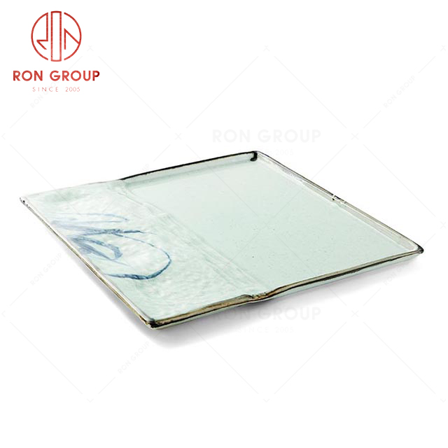 RNPCS177HL Wholesale High Quality Exquisite Ceramic Square Plate