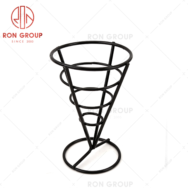 Factory direct selling restaurant hotel favorable prices black stainless steel small chips shelf