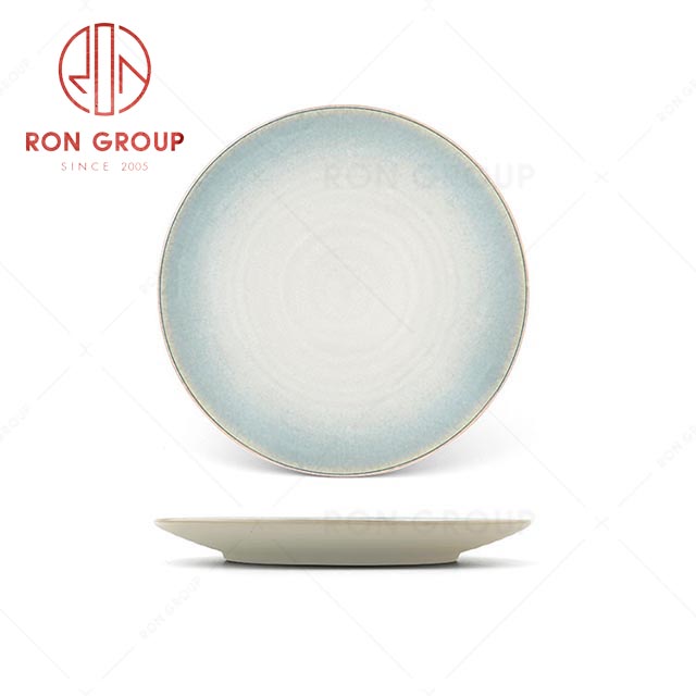 RN0041P01351-52  Hot Selling High Quality Exquisite Mystic  Orchid Blue  Flat Plate