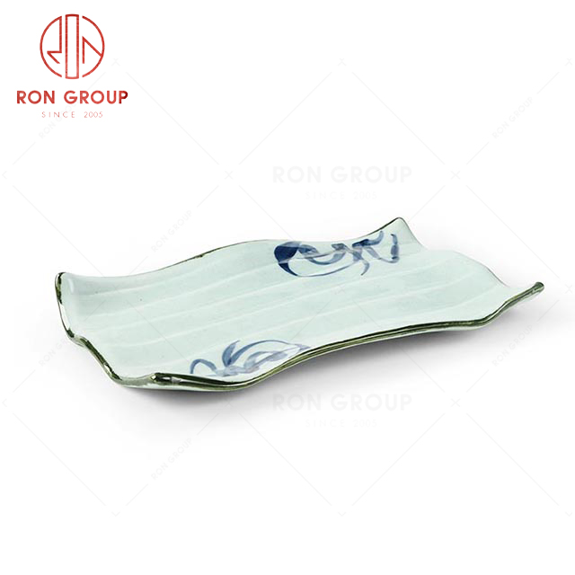 RNPCS124HL Wholesale High Quality Exquisite Ceramic Rectangular Plate