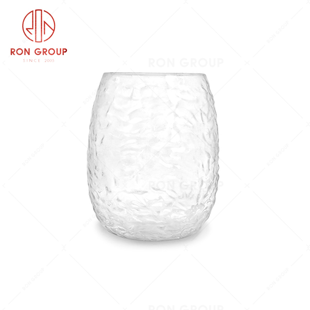Spherical oval design creative restaurant drink ware music festival commemorative gift glass