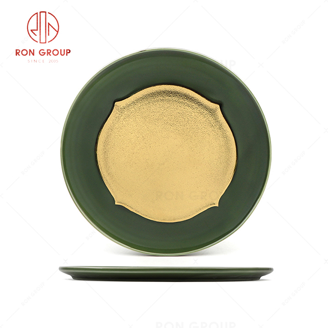 RN0660P00638  Hot Sale Unique and Exquisite  Porcelain  Round Plate