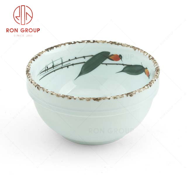 RonGroup Hand Drawing Magple Sophisticated  Design Tableware  Collection - Ceramic Dinnerware Bowl 